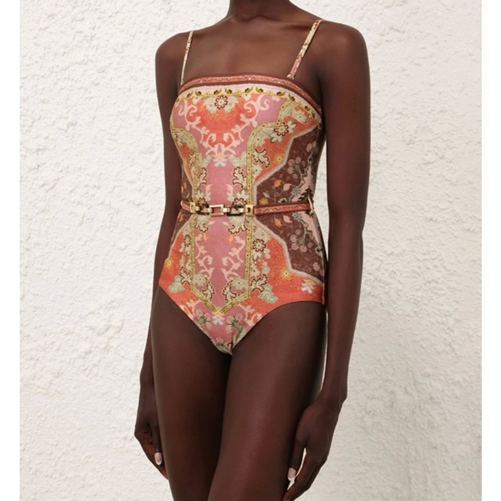 ZIMMERMANN- WYLIE BELTED BANDEAU 1PC